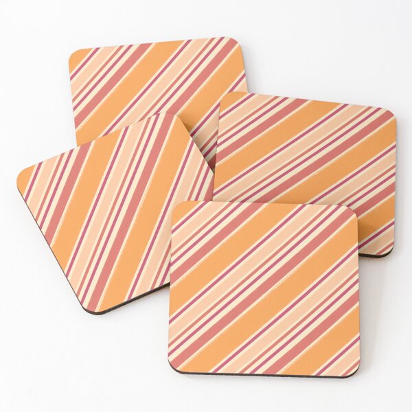Item preview, Blaze - Diagonal Stripes designed and sold by Saki Desjardins.