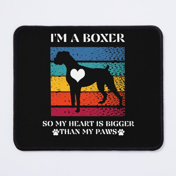 Item preview, Perro boxer.Corazón boxer.Corazón más grande que las patas.Perro boxer retro. designed and sold by JAGA-ALIME.