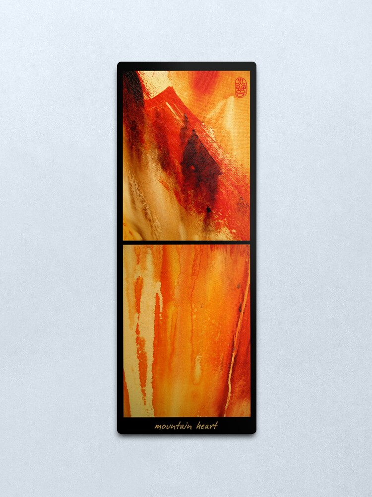 Alternate view of Mountain Heart Metal Print