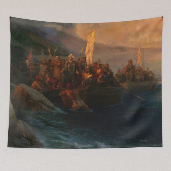 Item preview, The Disembarkation of Christopher Columbus designed and sold by Craphe.