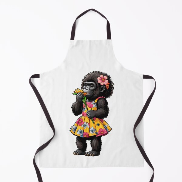 Item preview, Flower Dress Gorilla designed and sold by Bunmigraphics .