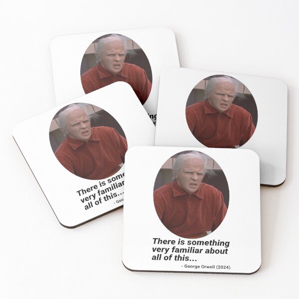 Item preview, Biff Tannen George Orwell Funny Fake Quote designed and sold by CurlyWizart.