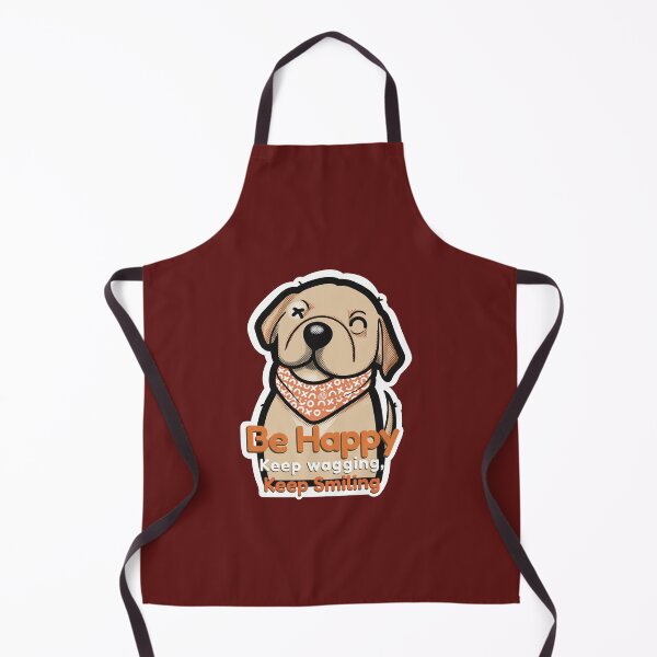 Item preview, Happy little pup . Be happy , keep wagging , keep smilling designed and sold by tennstudio.