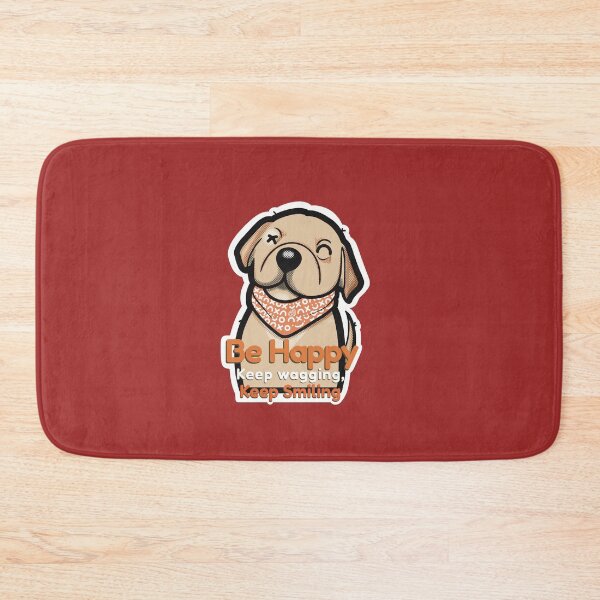 Item preview, Happy little pup . Be happy , keep wagging , keep smilling designed and sold by tennstudio.