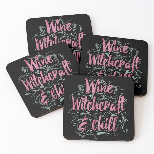 Item preview, Wine, Witchcraft and chill designed and sold by blackbean21.