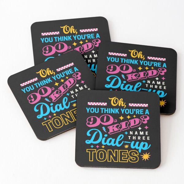 Item preview, Oh, You Think You're a 90s Kid? Name Three Dial-Up Tones – Retro Humor for True 90s Kids designed and sold by DesignDazzles.