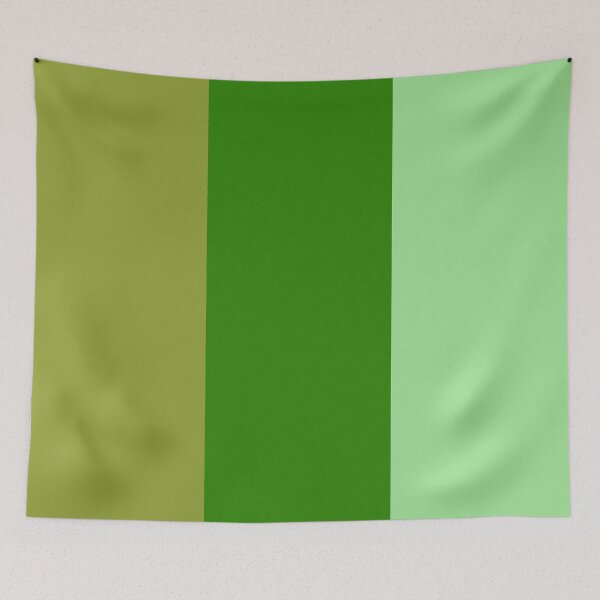 Item preview, Vertical Wide Stripes In Three Shades Khaki Green Mint designed and sold by taiche.