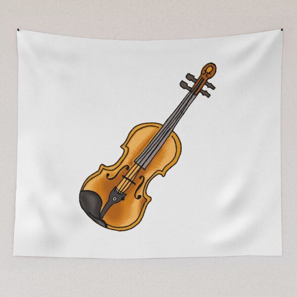 Item preview, Classic Stradivarius Fiddle Violin Doodle Musical Instrument of Jazz Violinist designed and sold by wigobun.