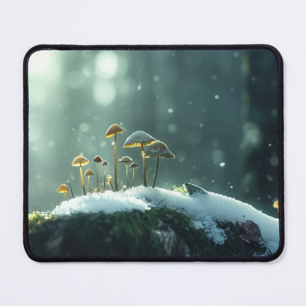 Item preview, Luminous Winter Mushrooms designed and sold by PrimeGens.