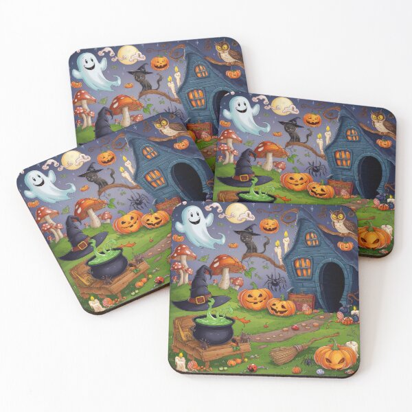 Item preview, Funny halloween landscape,halloween Ghost,Halloween Background ,Halloween Season, halloween pumpkin designed and sold by Expressions-Sel.
