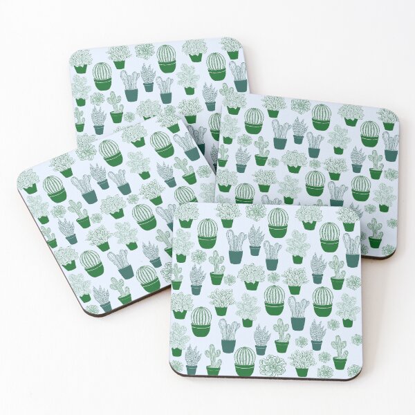 Item preview, crazy plant lady cactus desert succulent cacti plant lover pattern designed and sold by DesignYourWaystore.