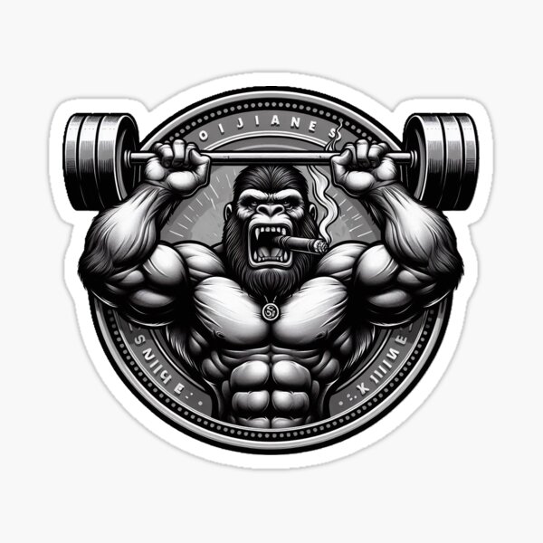 Item preview, Silver Back Gorrila Lifting designed and sold by neildoch.