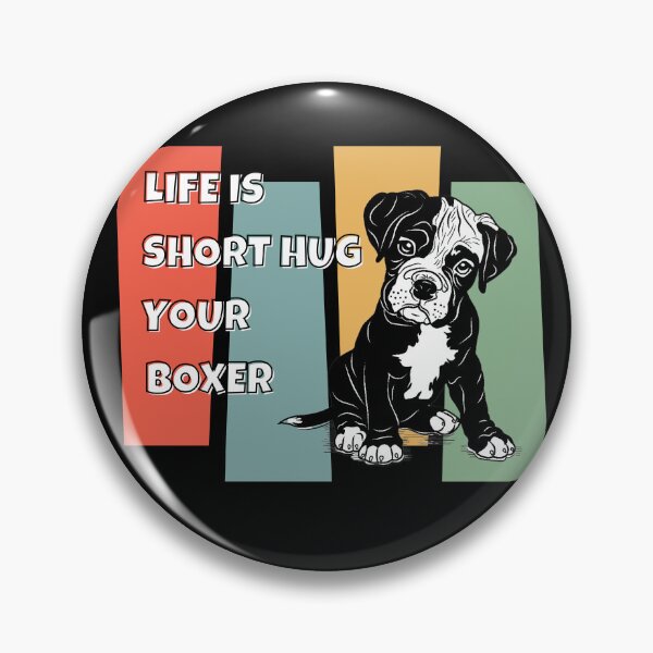 Item preview, Puppy Boxer dog.Life is short,hug your boxer.Retro boxer dog. designed and sold by JAGA-ALIME.