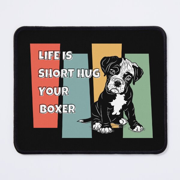 Item preview, Puppy Boxer dog.Life is short,hug your boxer.Retro boxer dog. designed and sold by JAGA-ALIME.