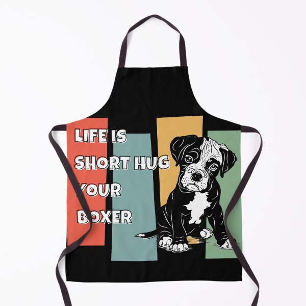 Item preview, Puppy Boxer dog.Life is short,hug your boxer.Retro boxer dog. designed and sold by JAGA-ALIME.