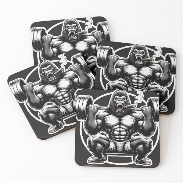 Item preview, Silver Back Gorrila Gym Squat designed and sold by neildoch.