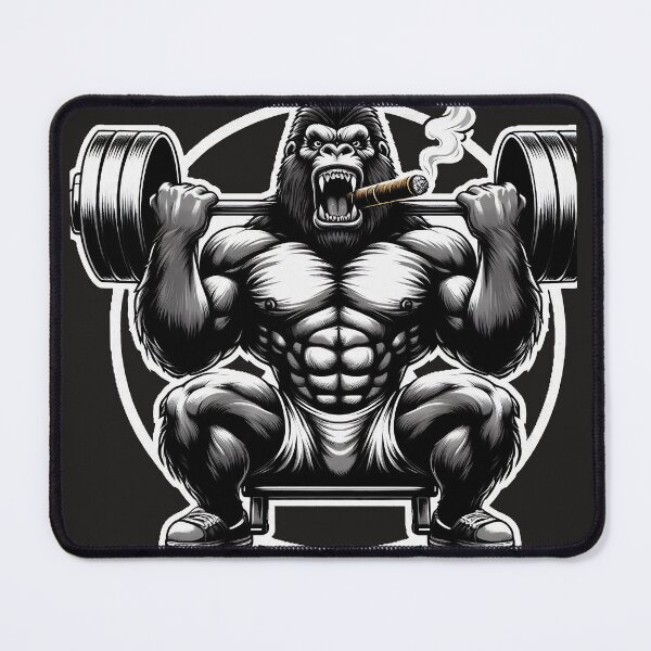Item preview, Silver Back Gorrila Gym Squat designed and sold by neildoch.