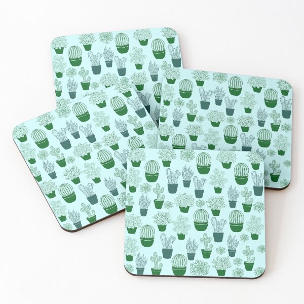Item preview, crazy plant lady cactus desert succulent cacti plant lover pattern designed and sold by DesignYourWaystore.