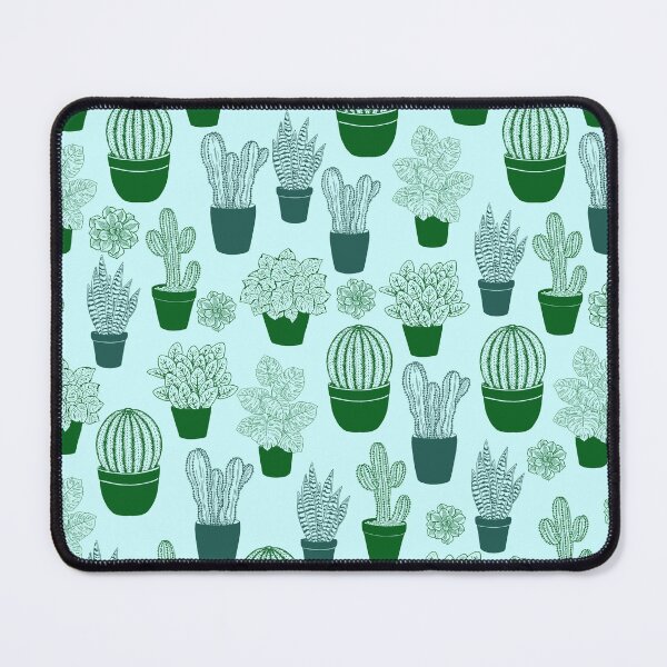 Item preview, crazy plant lady cactus desert succulent cacti plant lover pattern designed and sold by DesignYourWaystore.