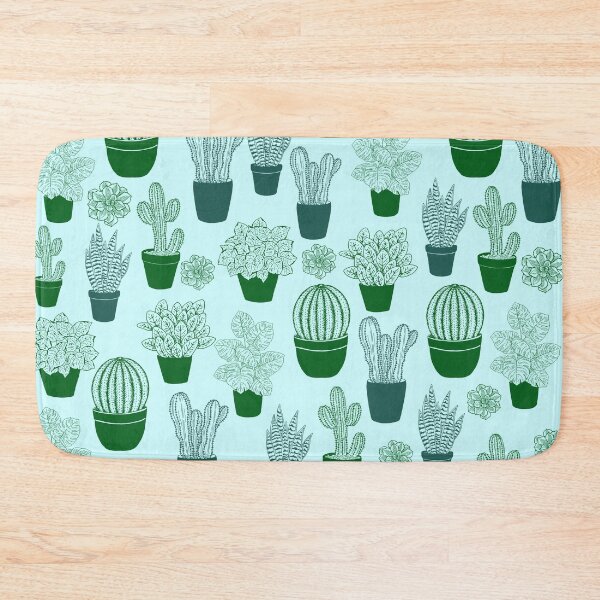 Item preview, crazy plant lady cactus desert succulent cacti plant lover pattern designed and sold by DesignYourWaystore.