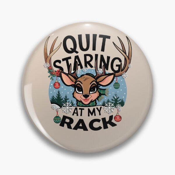 Item preview, Funny Couple Stop Staring At My Rack Reindeer Christmas designed and sold by tamdevo1.