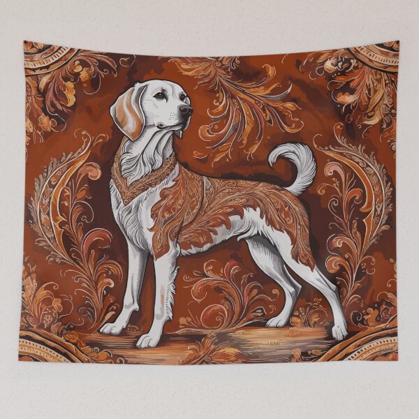 Item preview, Batik Dog: elegante arte canino en estilo tradicional indonesio designed and sold by philippo artworks.
