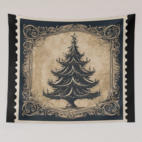 Item preview, Season's Greetings: Classic Christmas Stamp designed and sold by Vintagestamps.