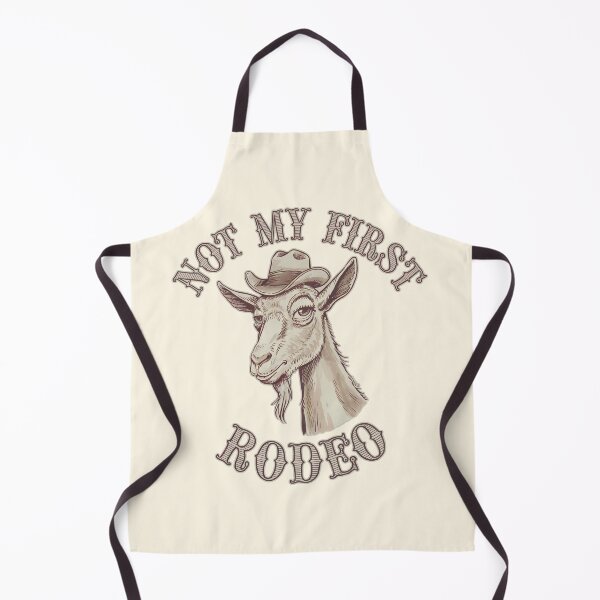 Item preview, Not My First Rodeo Funny Cowboy Goat Illustration designed and sold by Dream-Fab.