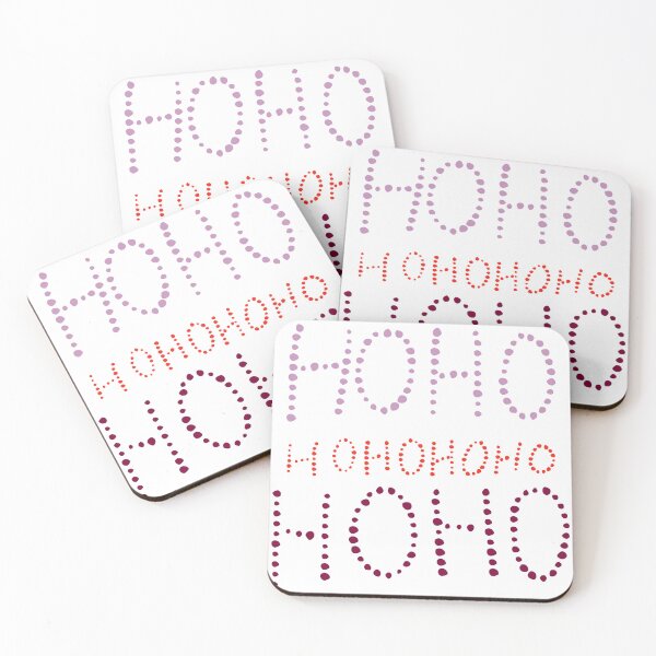 Item preview, Hohoho Christmas dotted text designed and sold by KaroLeenaDesign.