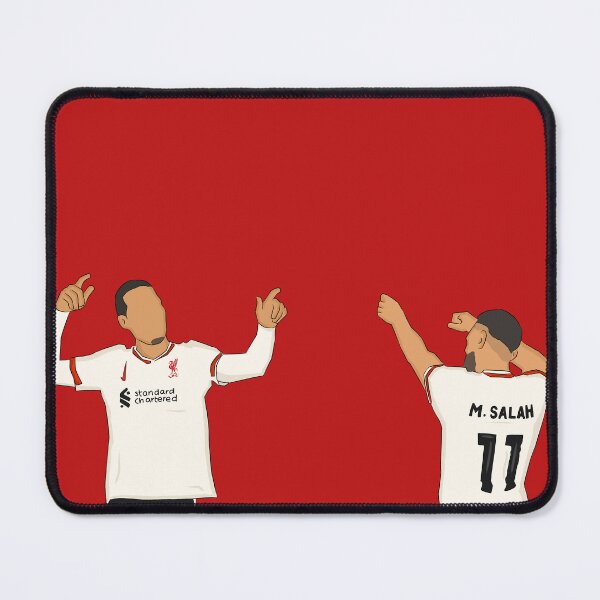 Item preview, Mo salah and Virgil van dijk Liverpool designed and sold by artistbarcagirl.