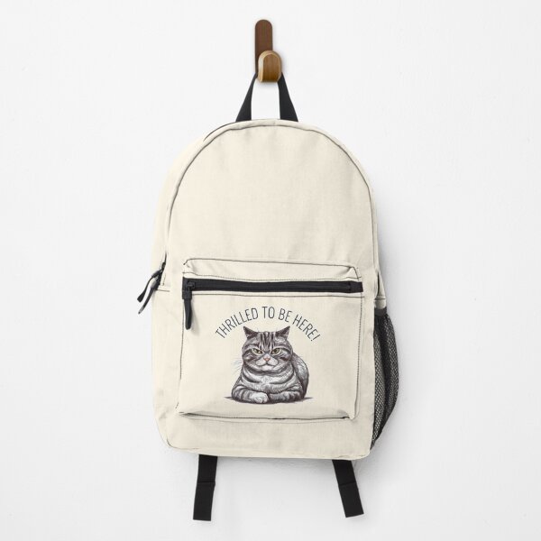 Item preview, Thrilled to Be Here Cat Illustration designed and sold by Dream-Fab.