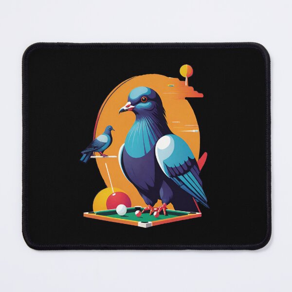 Item preview, cool pigeon playing billiards designed and sold by LOveStOrSidE.