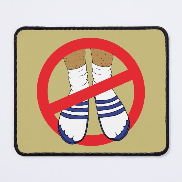 Item preview, Socks and Sandals Prohibited No Entry Sign designed and sold by HotHibiscus.