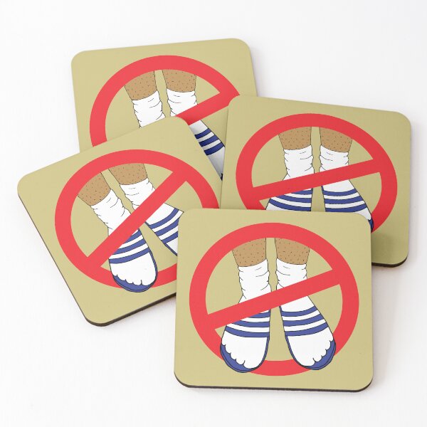 Item preview, Socks and Sandals Prohibited No Entry Sign designed and sold by HotHibiscus.