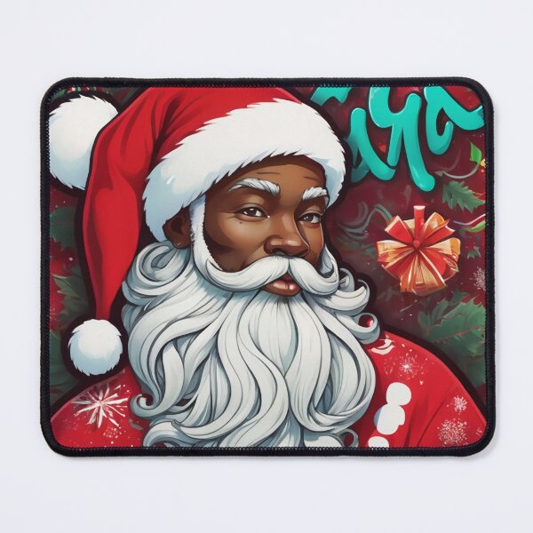 Item preview, Retro Black Santa designed and sold by KeshaEls.