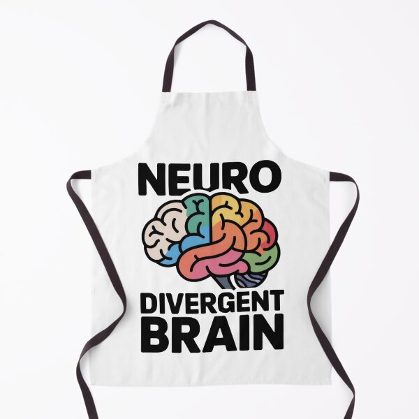 Item preview, Colorful Neurodivergent Brain Sticker - Bold Multicolor Design designed and sold by WatermelonPink.