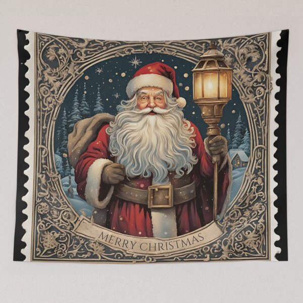 Item preview, Old-Fashioned Cheer: A Santa Christmas Postage designed and sold by Vintagestamps.