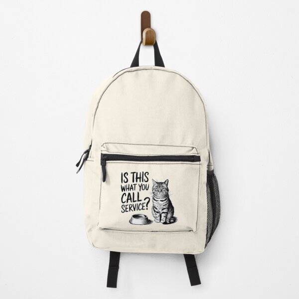 Item preview, Is This What You Call Service Funny Cat Illustration designed and sold by Dream-Fab.