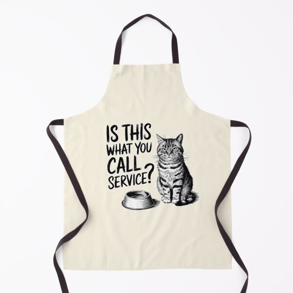 Item preview, Is This What You Call Service Funny Cat Illustration designed and sold by Dream-Fab.