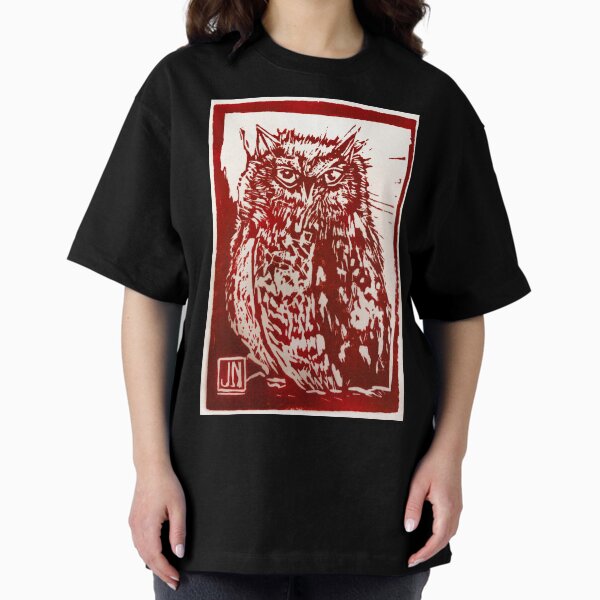 Red Owl Oversized T-Shirt