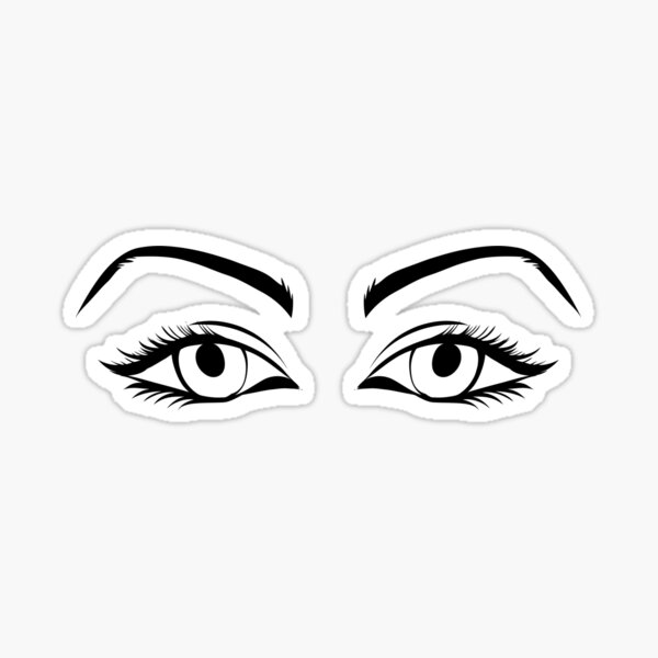Pair of eyes Sticker by Kampfkeiler