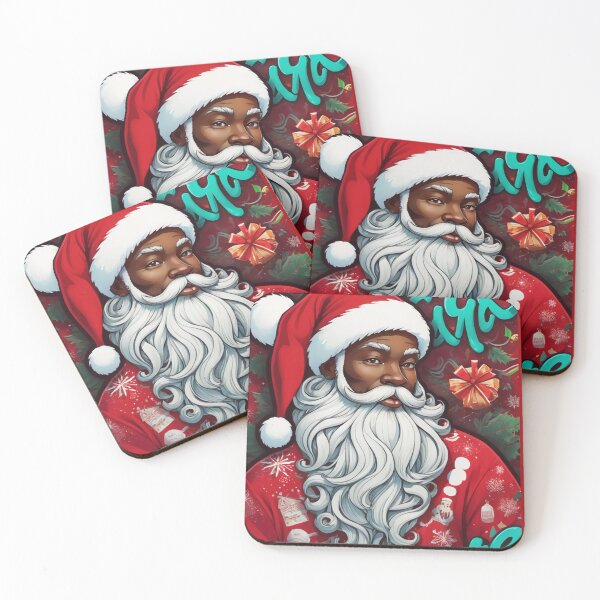 Item preview, Retro Black Santa designed and sold by KeshaEls.