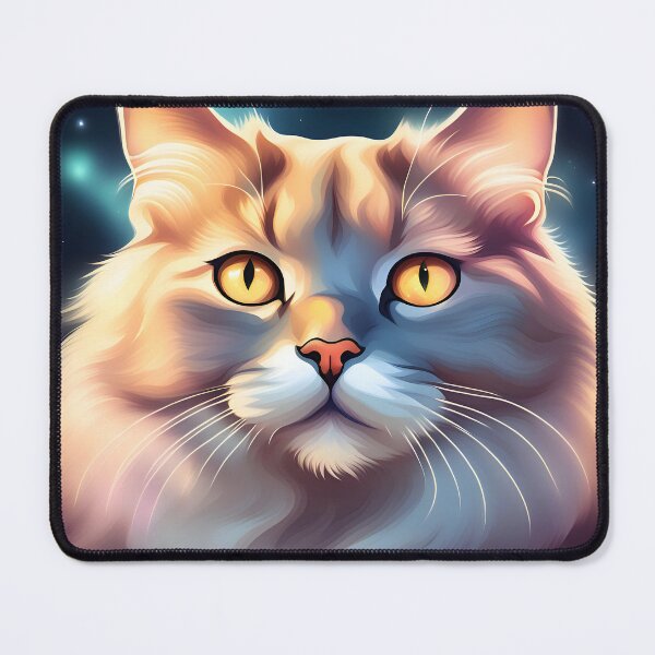 Item preview, Fluffy fur cat with yellow eyes ^o.o^ designed and sold by CatManiaShop.
