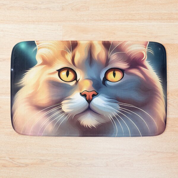 Item preview, Fluffy fur cat with yellow eyes ^o.o^ designed and sold by CatManiaShop.