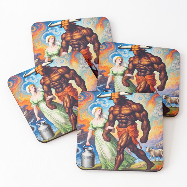 Item preview, The Pastoral Minotaur designed and sold by ArtPrintsUSA.