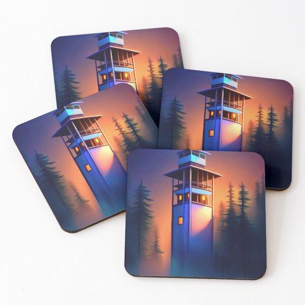 Item preview, Lighthouse at night designed and sold by lalylaura.