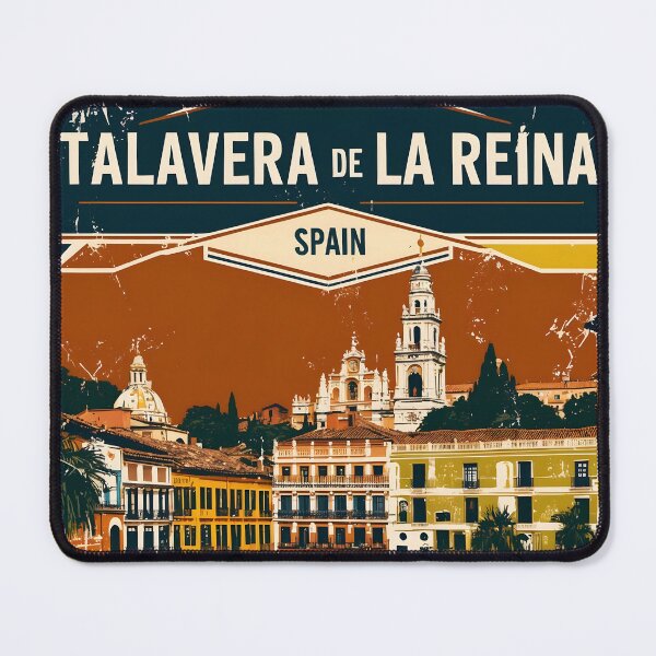 Item preview, Talavera de la Reina Spain Vintage Travel Tourism designed and sold by TravelersGems.
