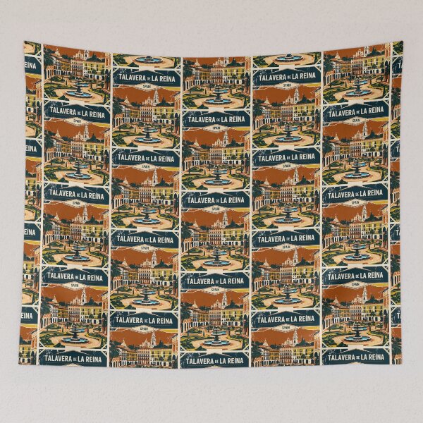 Item preview, Talavera de la Reina Spain Vintage Travel Tourism designed and sold by TravelersGems.