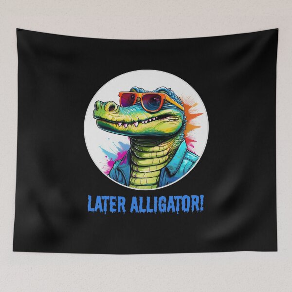 Item preview, Grafitti Later Alligator in Sunglasses designed and sold by Boxing Kangaroo Retail Company.