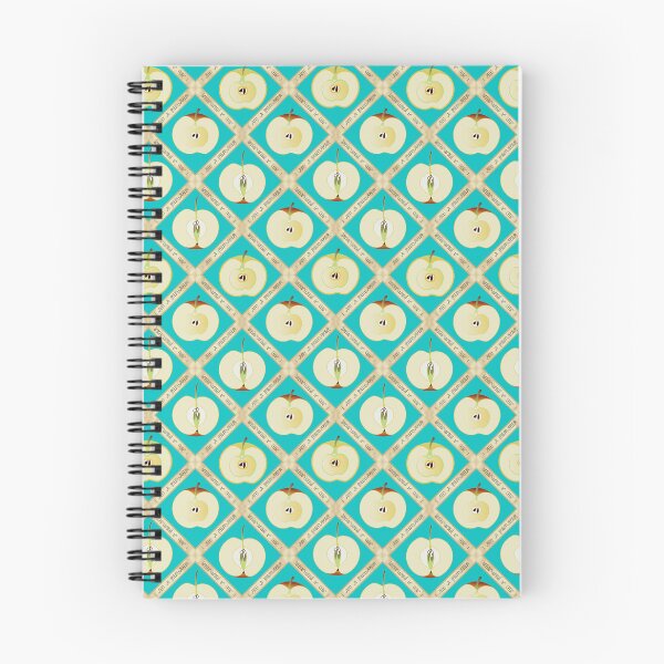 Item preview, I Am a Piemaker Apples on Bright Teal 00bfbf designed and sold by Art in My Loft.